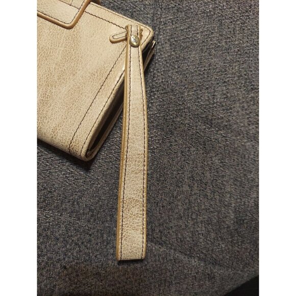 NWT $168 Hobo Wrislet Gold Leaf 100%Geniuine Leather Violet Wrislet - Picture 5 of 14